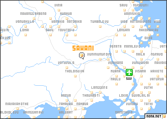 map of Sawani