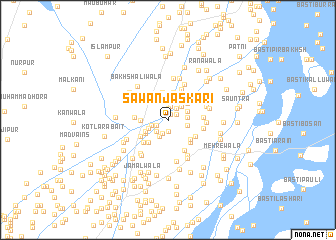map of Sāwan Jaskāri