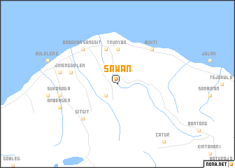 map of Sawan