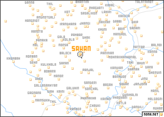 map of Sawan