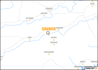 map of Sawara