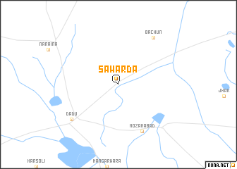 map of Sāwarda