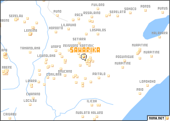 map of Sawarika