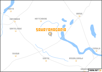 map of Sawaya Magaria