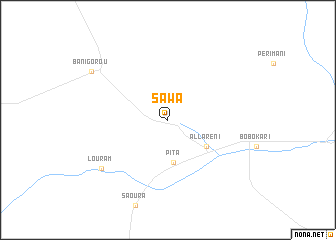 map of Sawa