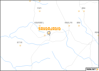 map of Sawdāʼ Jadīd