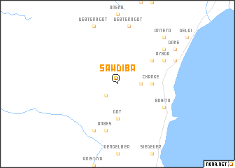 map of Sawdiba