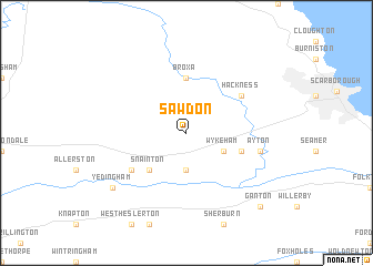 map of Sawdon