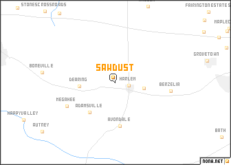 map of Sawdust