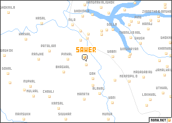 map of Sawer