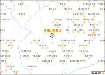 map of Sawiegu