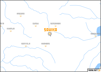 map of Sawika