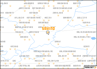 map of Sawino