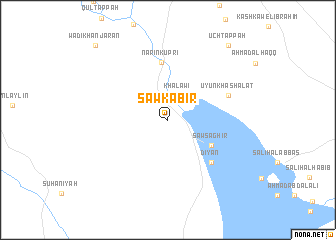 map of Saw Kabīr