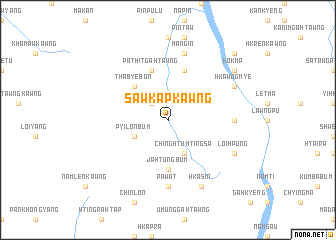 map of Sawkapkawng