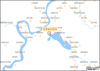 map of Sawkaw