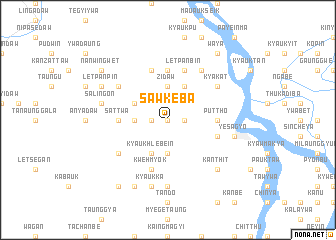 map of Sawkeba