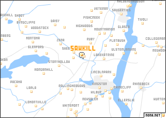 map of Sawkill