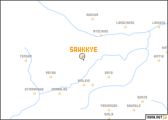 map of Sawkkye