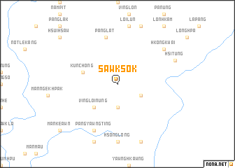 map of Sawksok