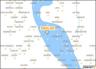 map of Sawlam