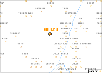 map of Sawlaw