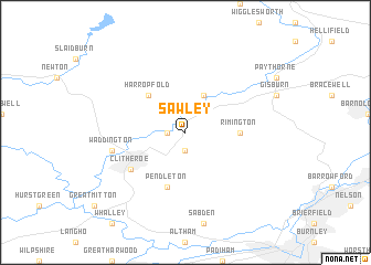 map of Sawley