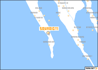 map of Sawmaigyi