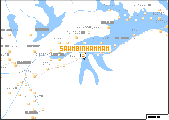 map of Sawm Bin Ḩammām