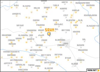 map of Sawm