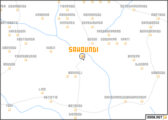 map of Sawoundi