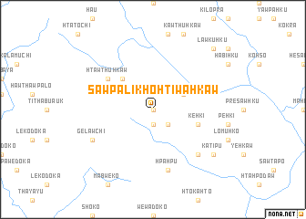 map of Sawpalikho Htiwahkaw