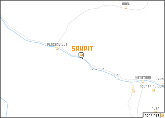 map of Sawpit