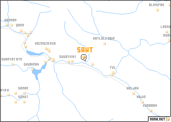 map of Şawţ