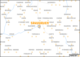 map of Sawudadiem