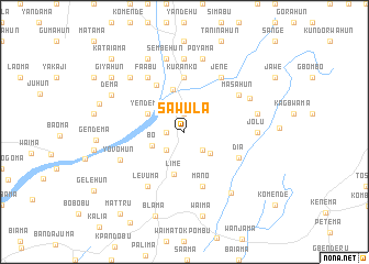 map of Sawula