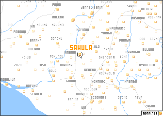 map of Sawula