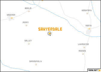 map of Sawyerdale