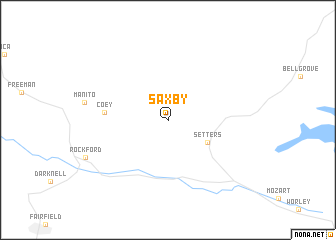 map of Saxby