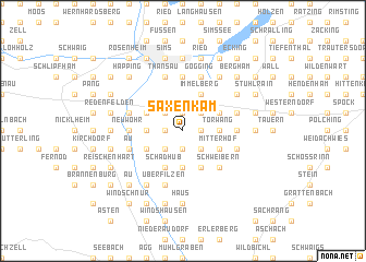 map of Saxenkam