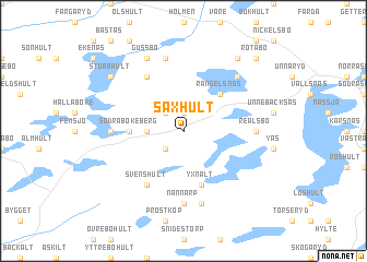 map of Saxhult