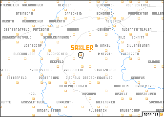 map of Saxler