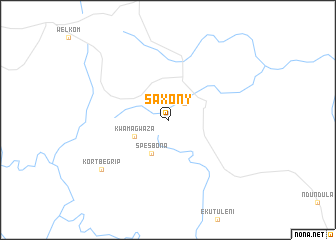 map of Saxony