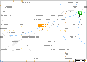 map of Saxon