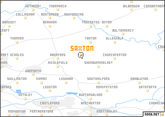 map of Saxton