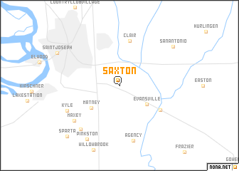 map of Saxton