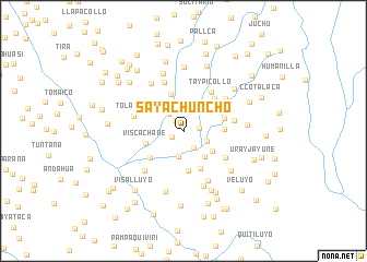 map of Sayachuncho