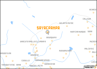 map of Sayacpampa