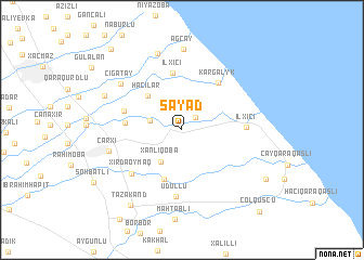 map of Sayad
