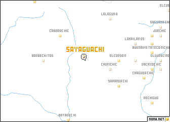map of Sayaguachi